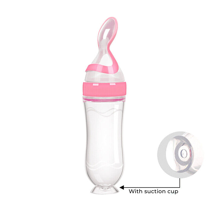 Baby Silicone Spoon Bottle