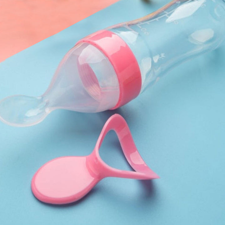 Baby Silicone Spoon Bottle