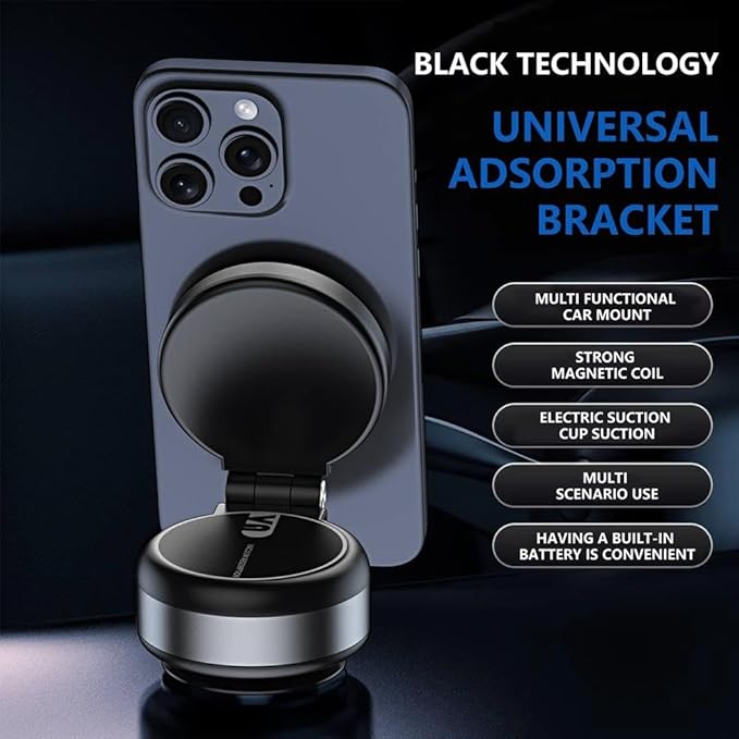 Electric Vacuum Magnetic Suction Phone Holder
