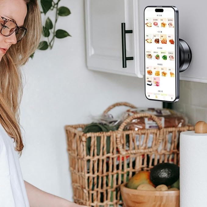 Electric Vacuum Magnetic Suction Phone Holder